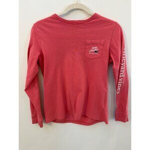 Vineyard Vines Merry Christmas Red Long Sleeve Shirt M